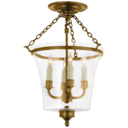 Sussex Semi-Flush Bell Jar Lantern - Various Colours