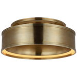 Connery LED Flush Mount - Brass/Bronze