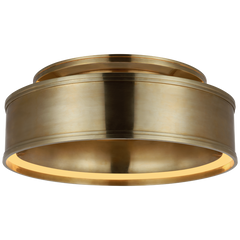 Connery LED Flush Mount - Brass/Bronze