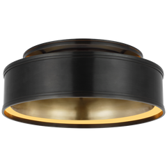 Connery LED Flush Mount - Brass/Bronze