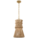 Antigua Natural Abaca Pendant