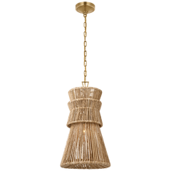 Antigua Natural Abaca Pendant