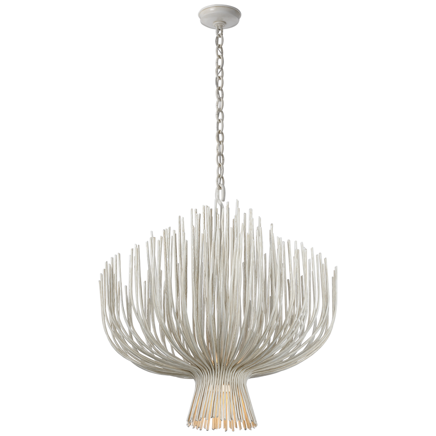 Astra 32" Sculpted Chandelier - Waxed Plaster