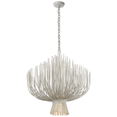 Astra 32" Sculpted Chandelier - Waxed Plaster