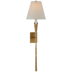 Aiden Large Tail Sconce - Gilded Iron