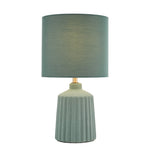 Chloris Table Lamp Green With Shade E14
