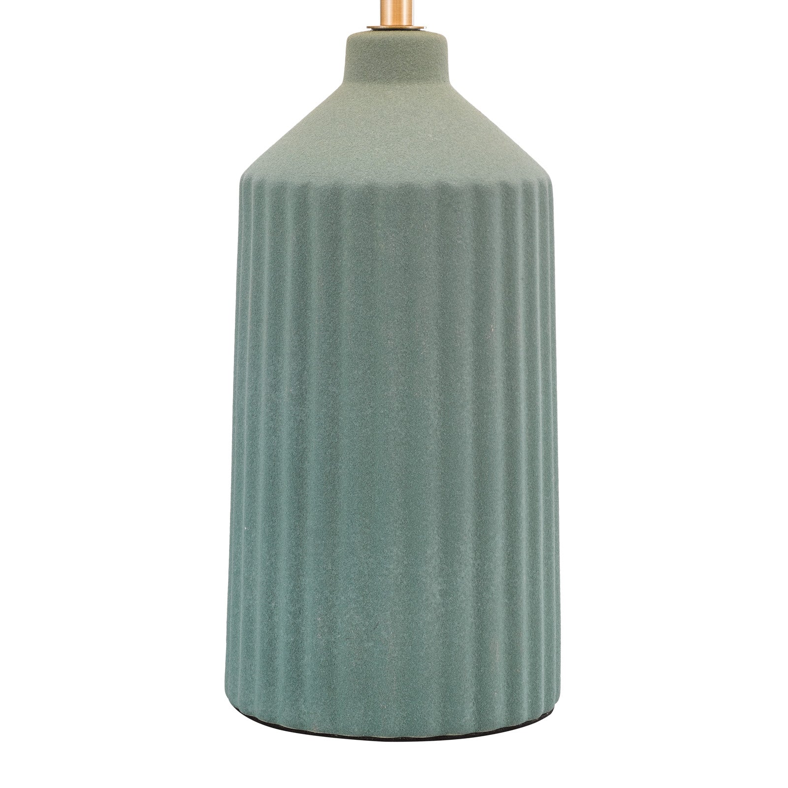 Chloris Table Lamp Green/Grey With Shade E27