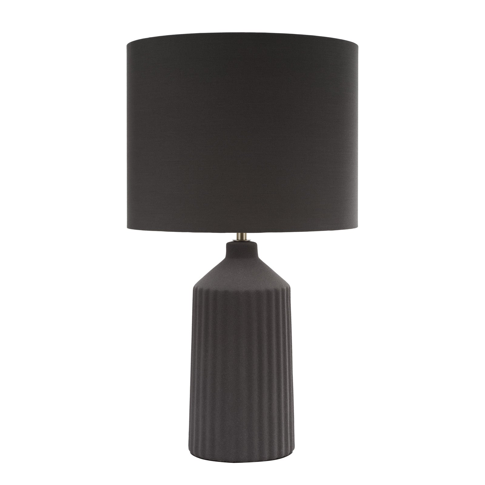 Chloris Table Lamp Green/Grey With Shade E27
