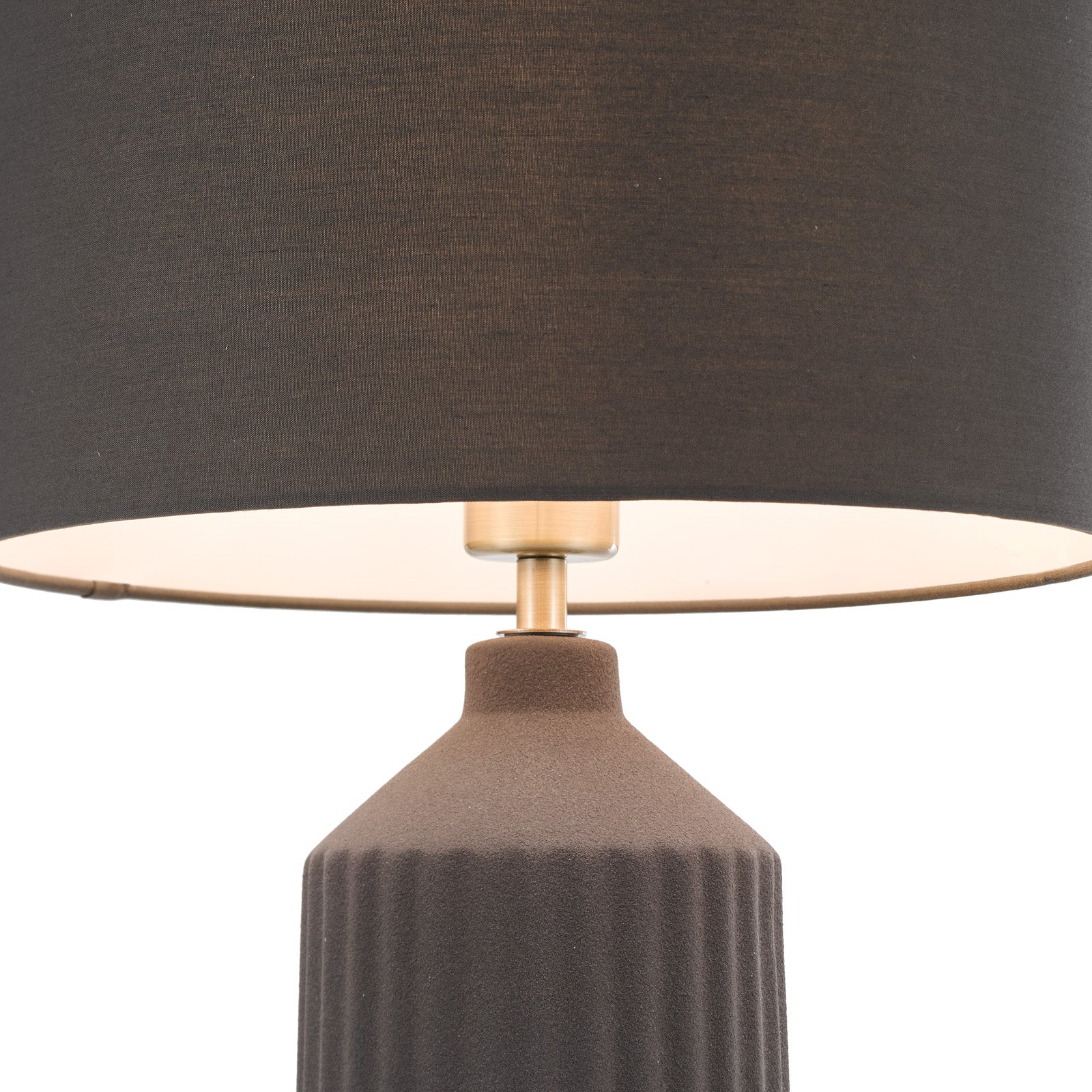 Chloris Table Lamp Green/Grey With Shade E27