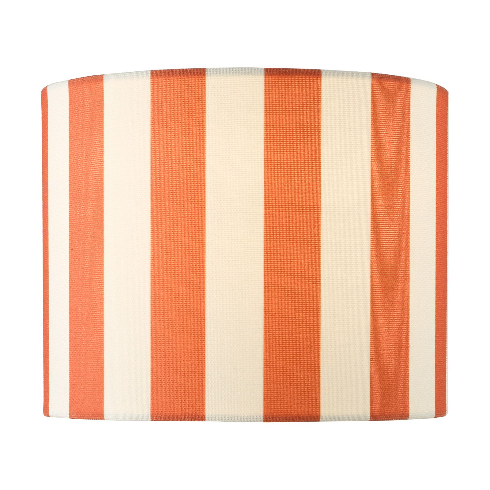 Cicada Linen Drum Shade 20cm- Blue/ Orange Finishes