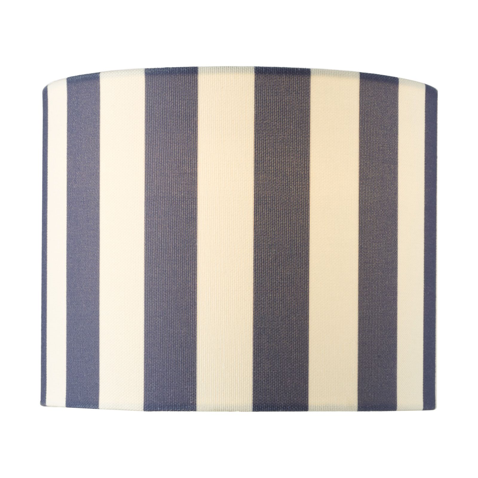 Cicada Linen Drum Shade 20cm- Blue/ Orange Finishes