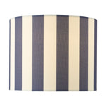 Cicada Linen Drum Shade 20cm- Blue Finishes