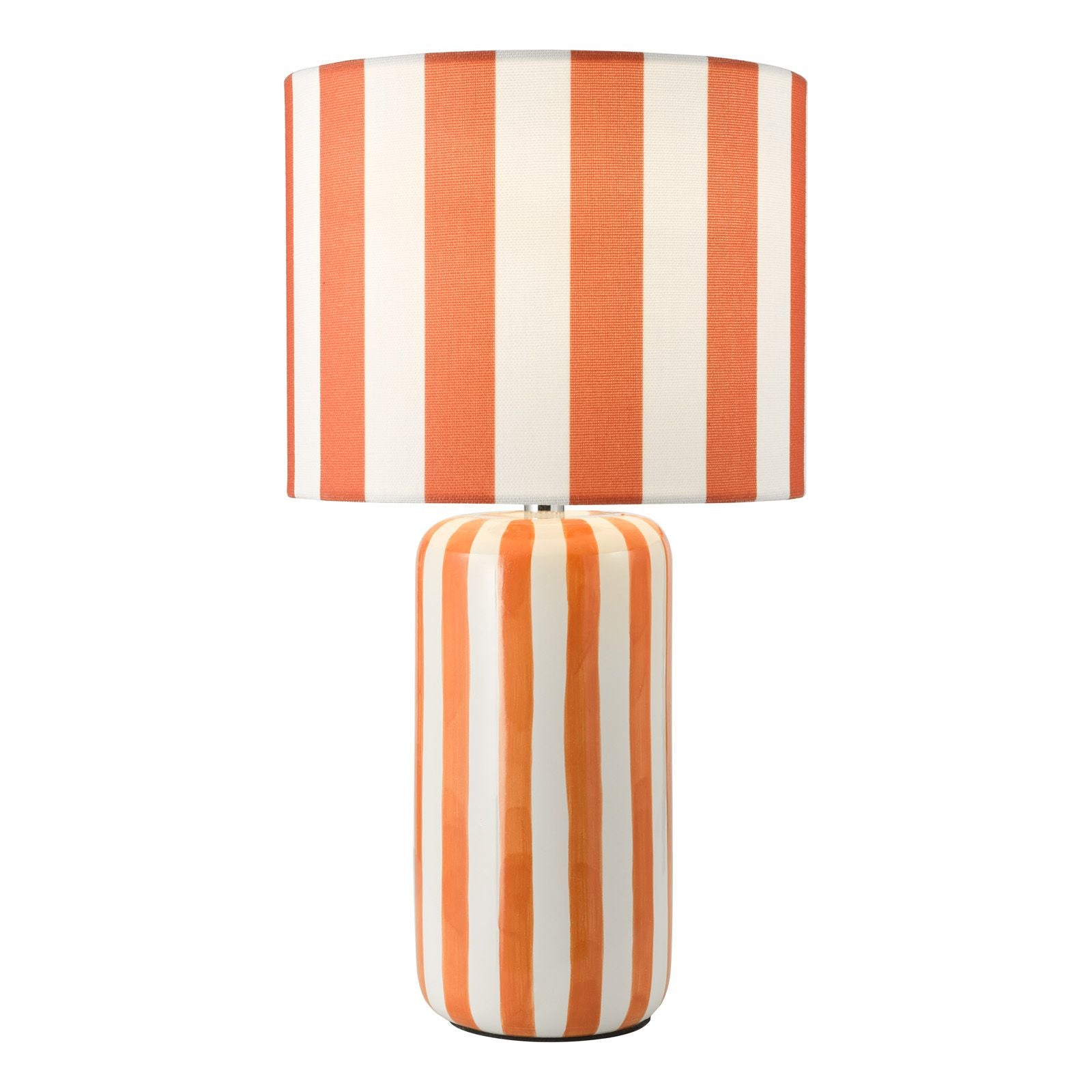 Cicada Table Lamp- Polished Chrome With Orange/ Blue Shade Finishes