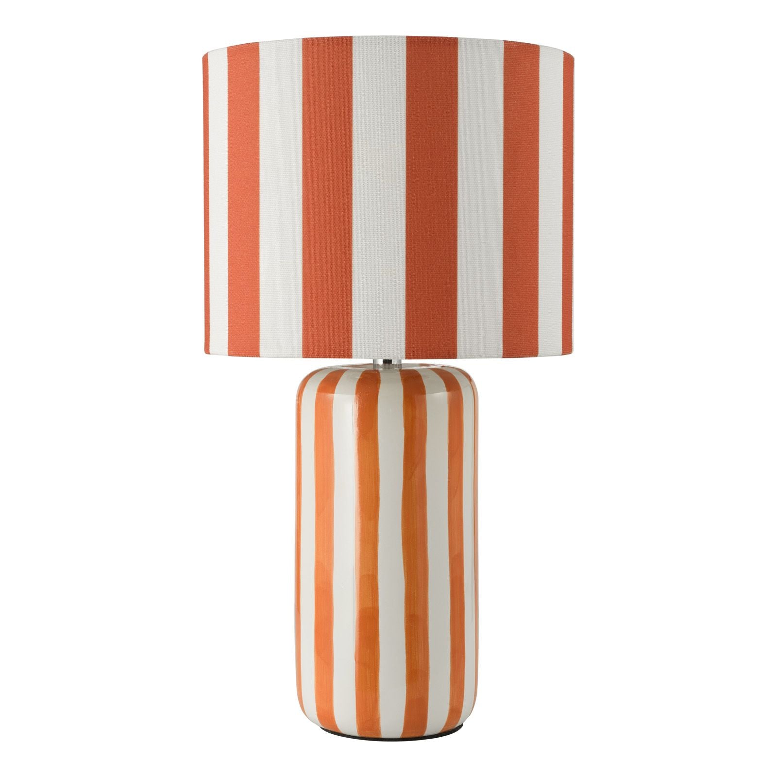 Cicada Table Lamp- Polished Chrome With Orange/ Blue Shade Finishes