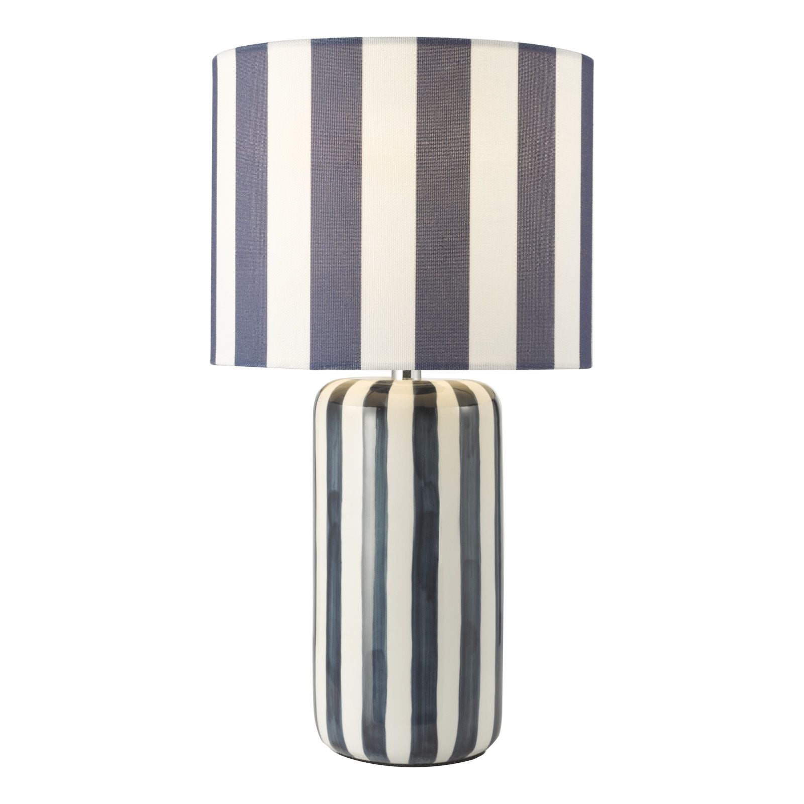 Cicada Table Lamp- Polished Chrome With Orange/ Blue Shade Finishes