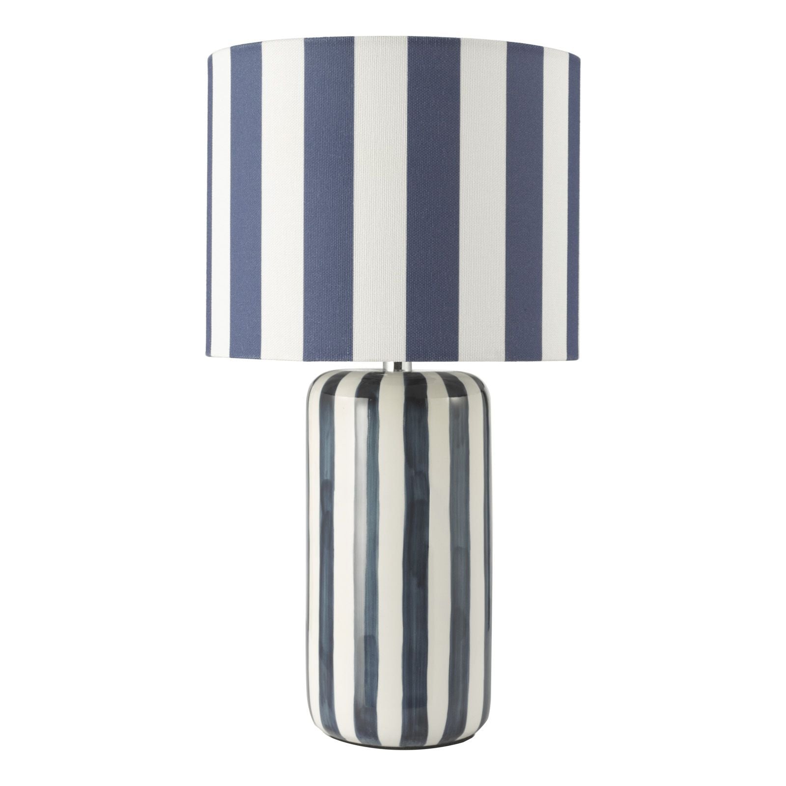 Cicada Table Lamp- Polished Chrome With Orange/ Blue Shade Finishes