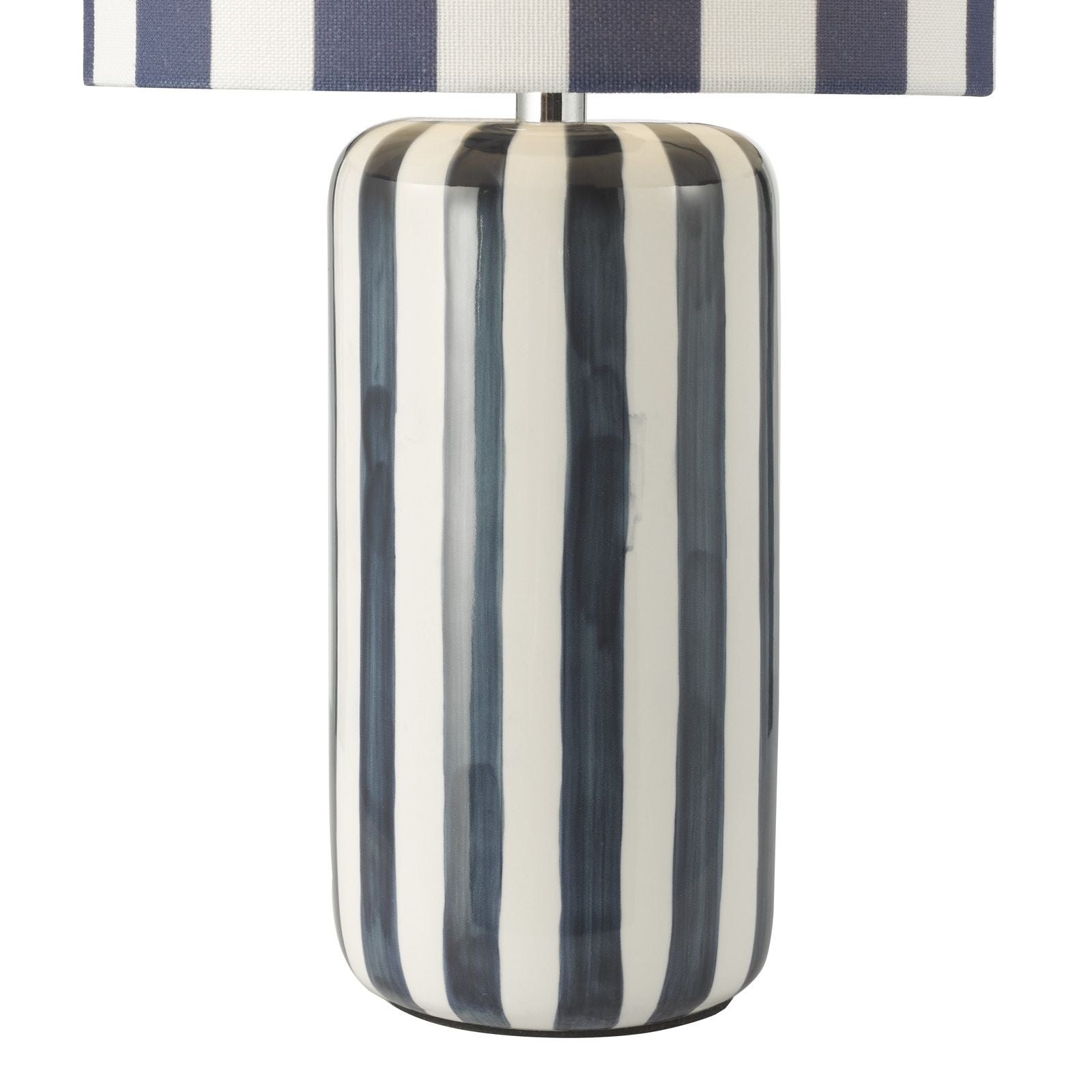 Cicada Table Lamp- Polished Chrome With Orange/ Blue Shade Finishes