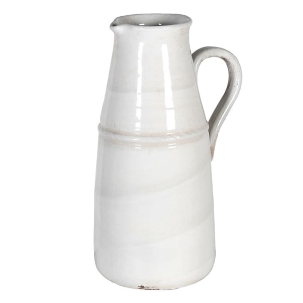 Cream Distressed Jug