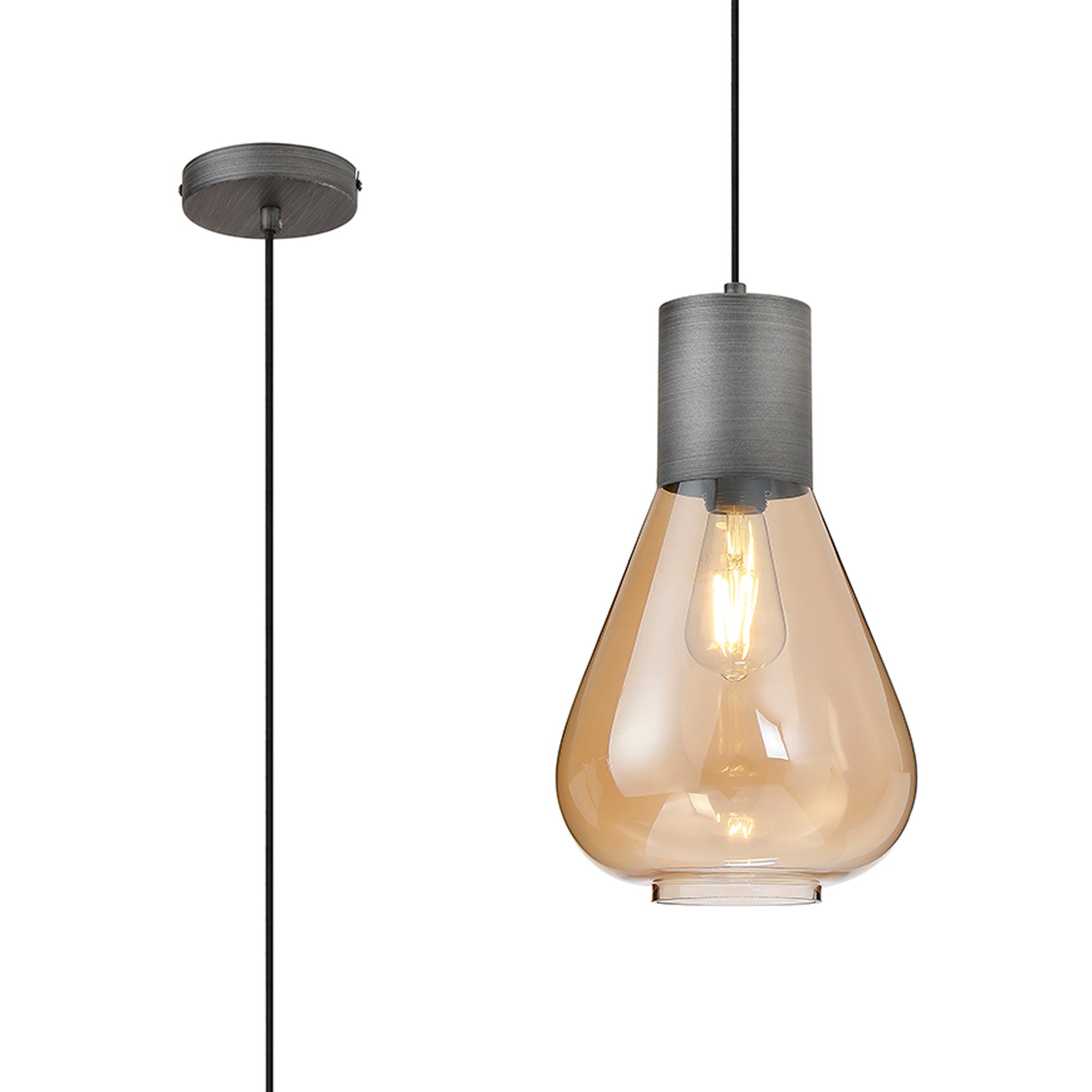 Olena Narrow Pendant, 1 x E27 Variety of Colour