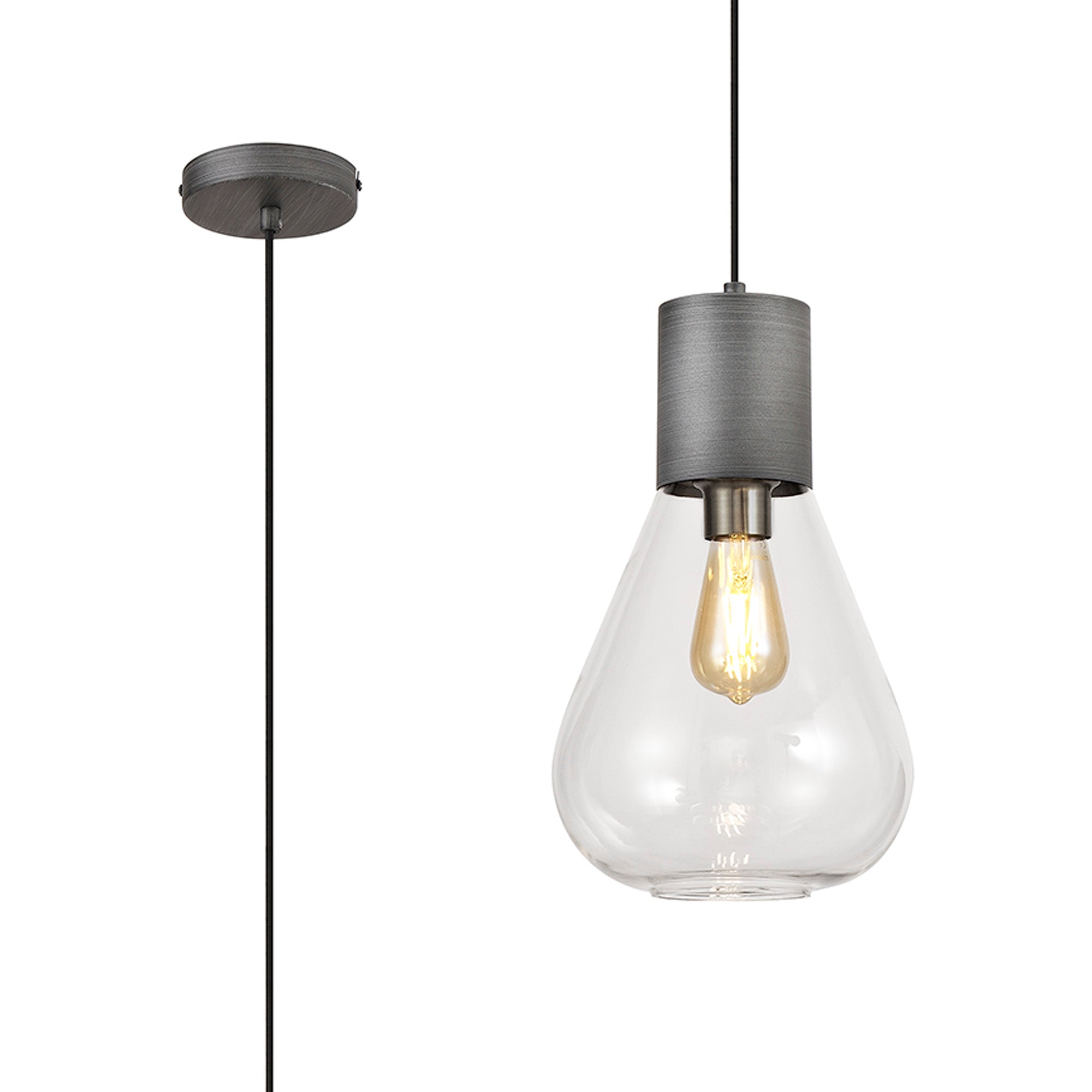 Olena Narrow Pendant, 1 x E27 Variety of Colour