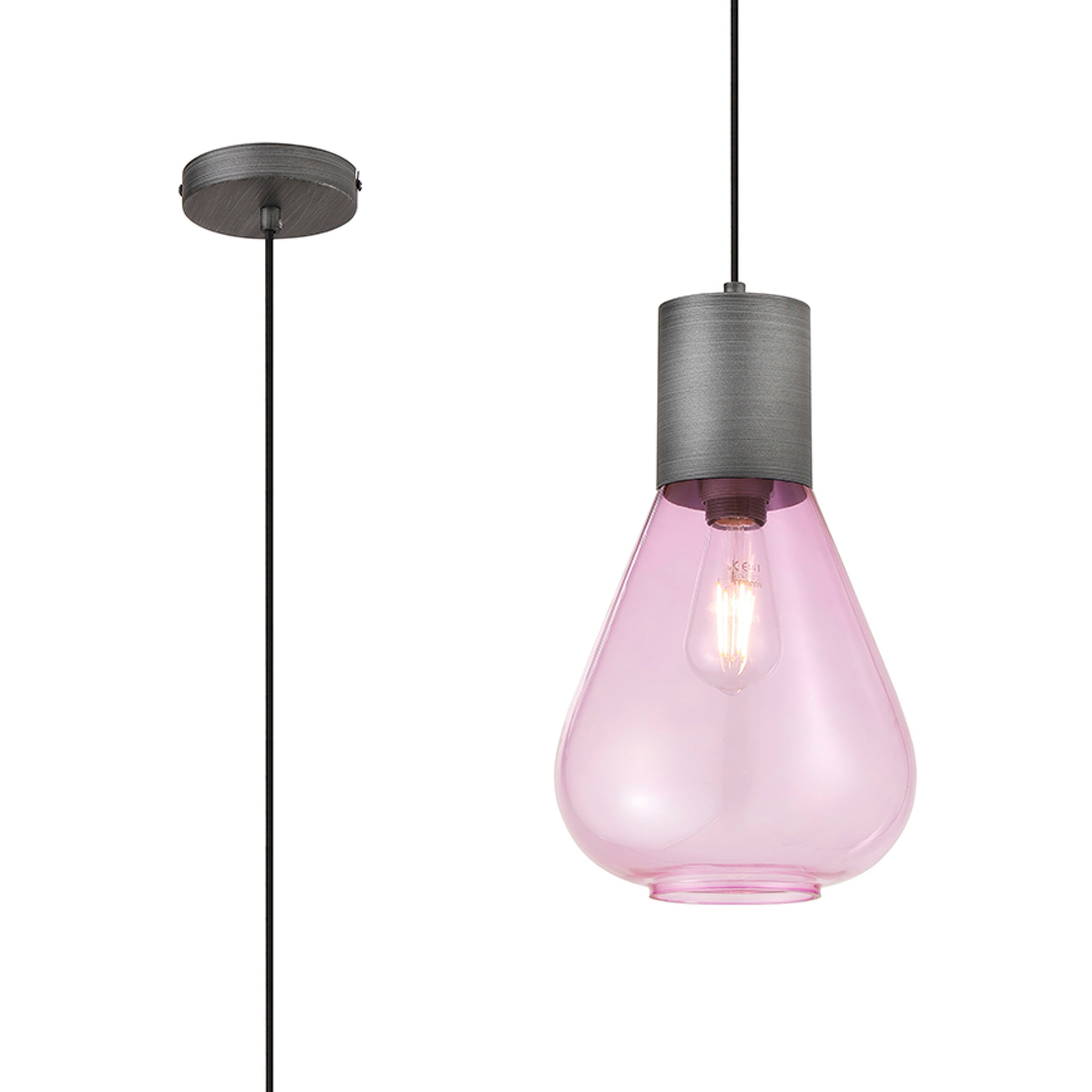 Olena Narrow Pendant, 1 x E27 Variety of Colour