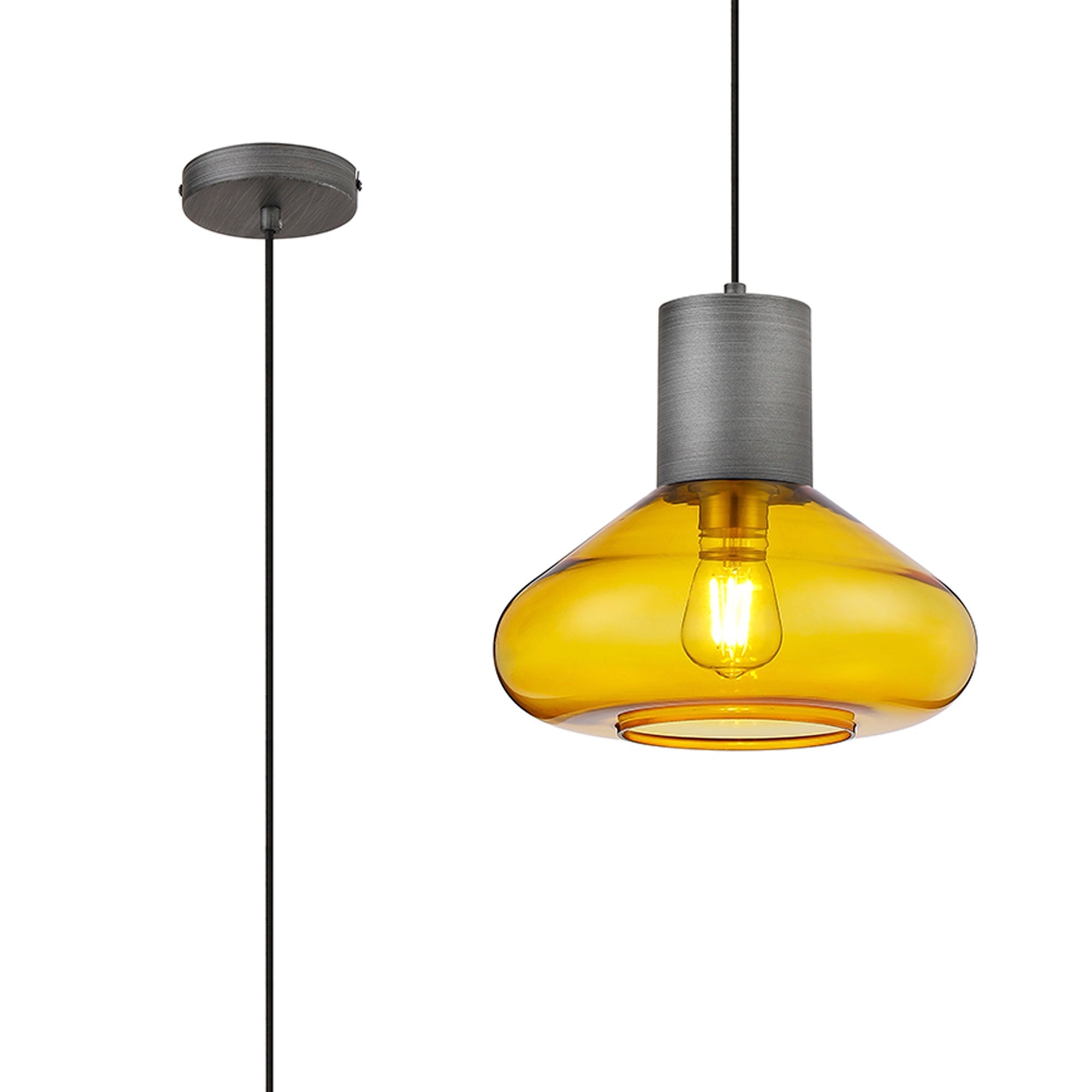 Wide Pendant, 1 x E27