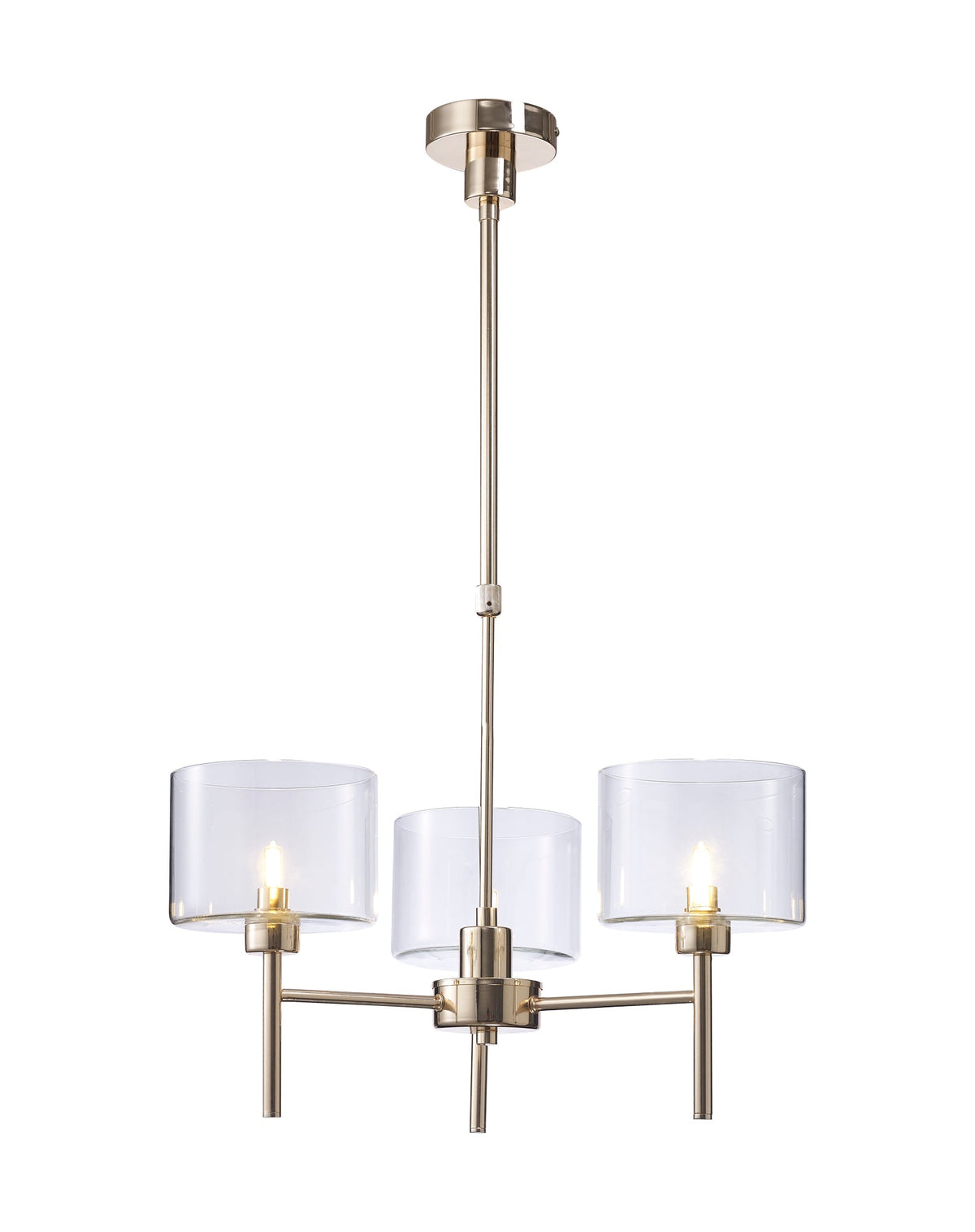 Cassis 3Lt Telescopic/Semi Flush Multi-Arm Pendant - Various Styles