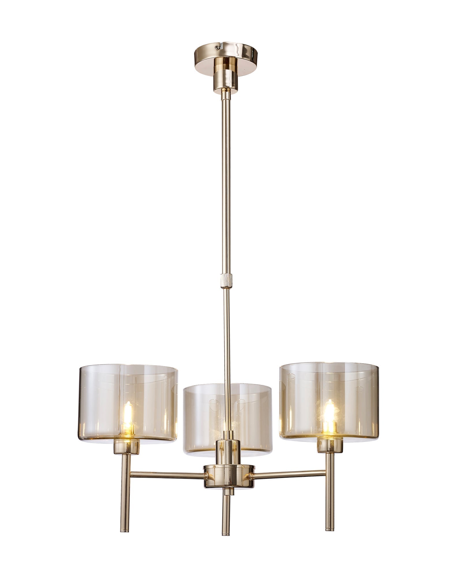 Cassis 3Lt Telescopic/Semi Flush Multi-Arm Pendant - Various Styles