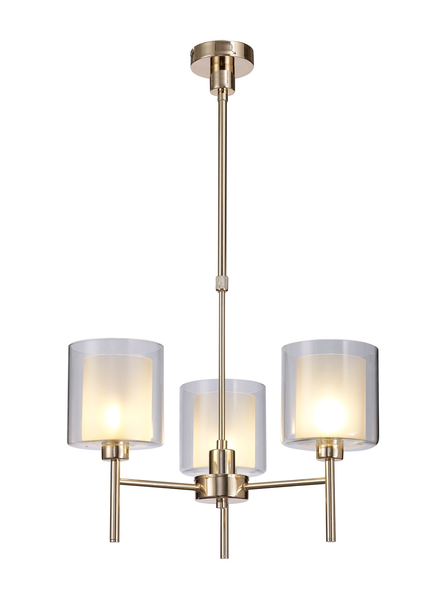 Cassis 3Lt Telescopic/Semi Flush Multi-Arm Pendant - Various Styles