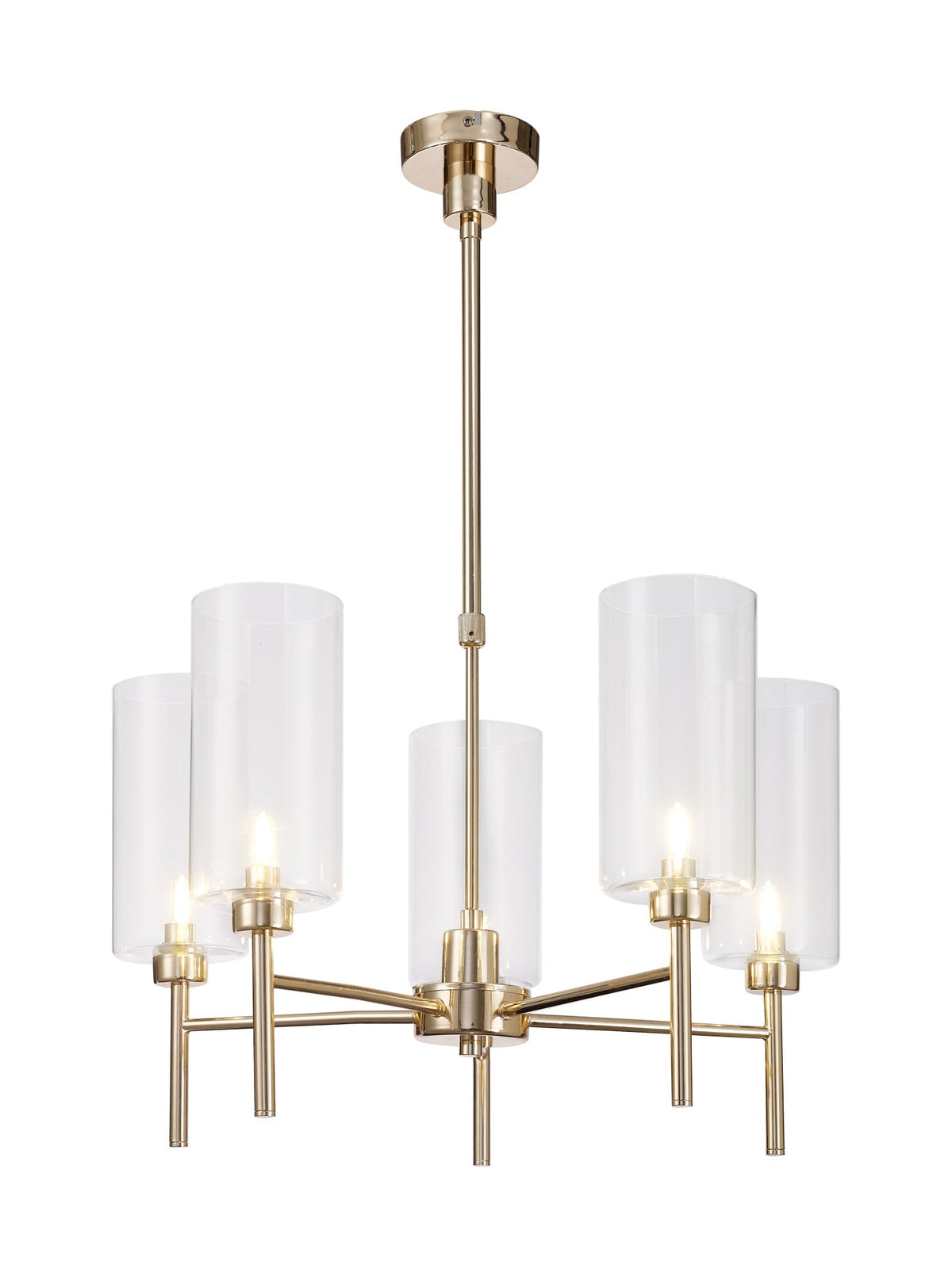 Cassis 5Lt Telescopic/Semi Flush Multi-Arm Pendant - Various Styles