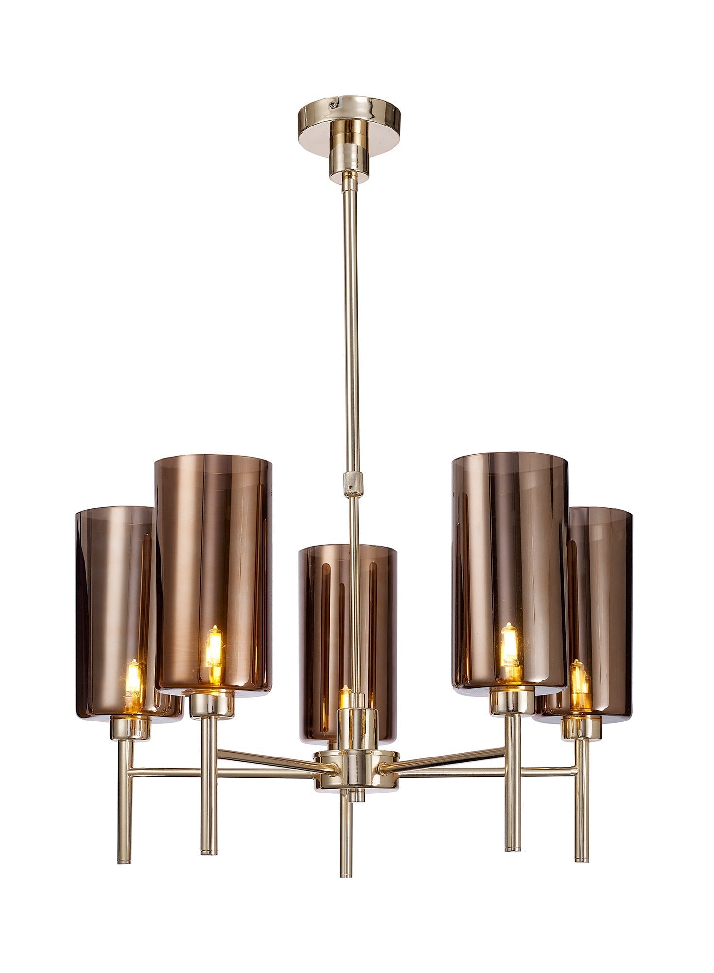 Cassis 5Lt Telescopic/Semi Flush Multi-Arm Pendant - Various Styles