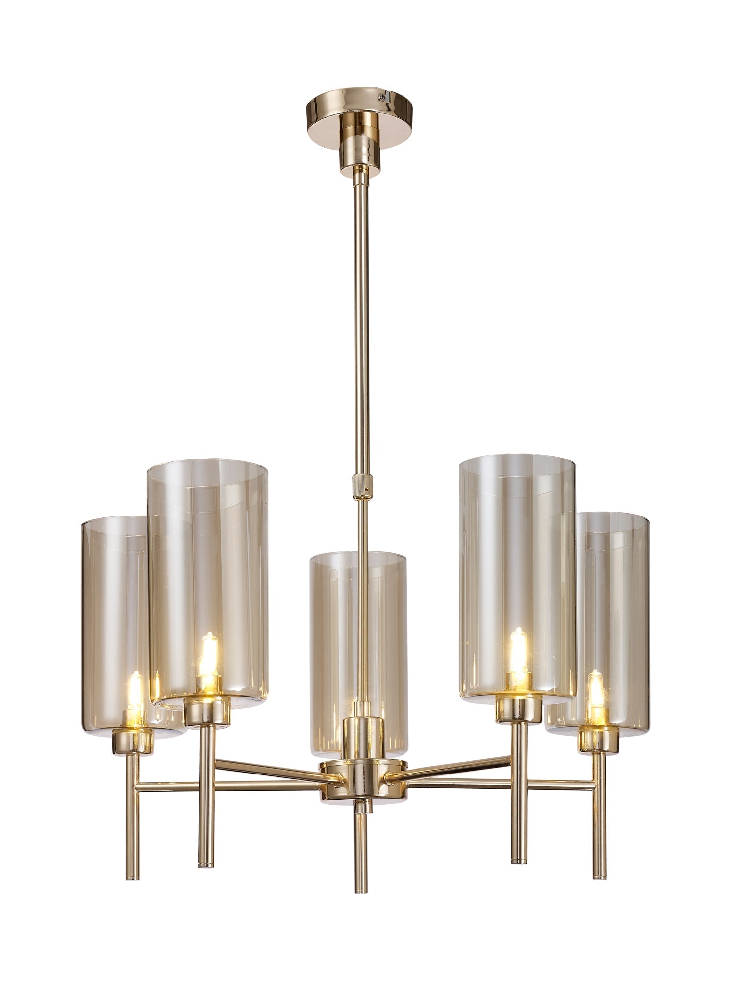 Cassis 5Lt Telescopic/Semi Flush Multi-Arm Pendant - Various Styles