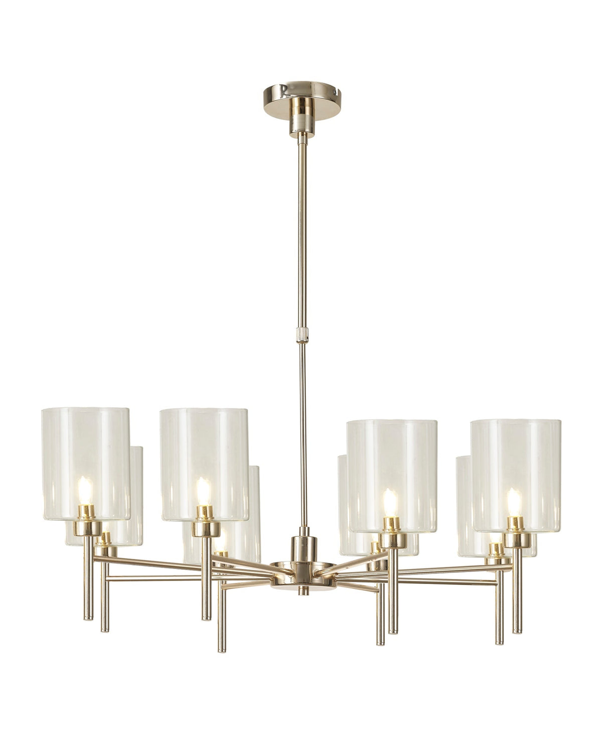 Cassis 8Lt Telescopic/Semi Flush Multi-Arm Pendant - Various Styles