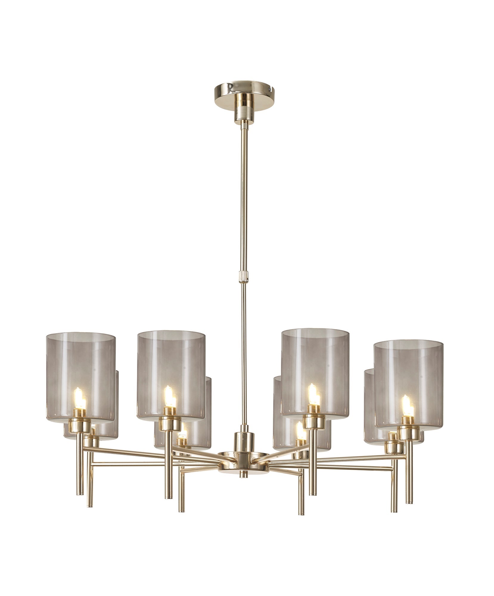 Cassis 8Lt Telescopic/Semi Flush Multi-Arm Pendant - Various Styles