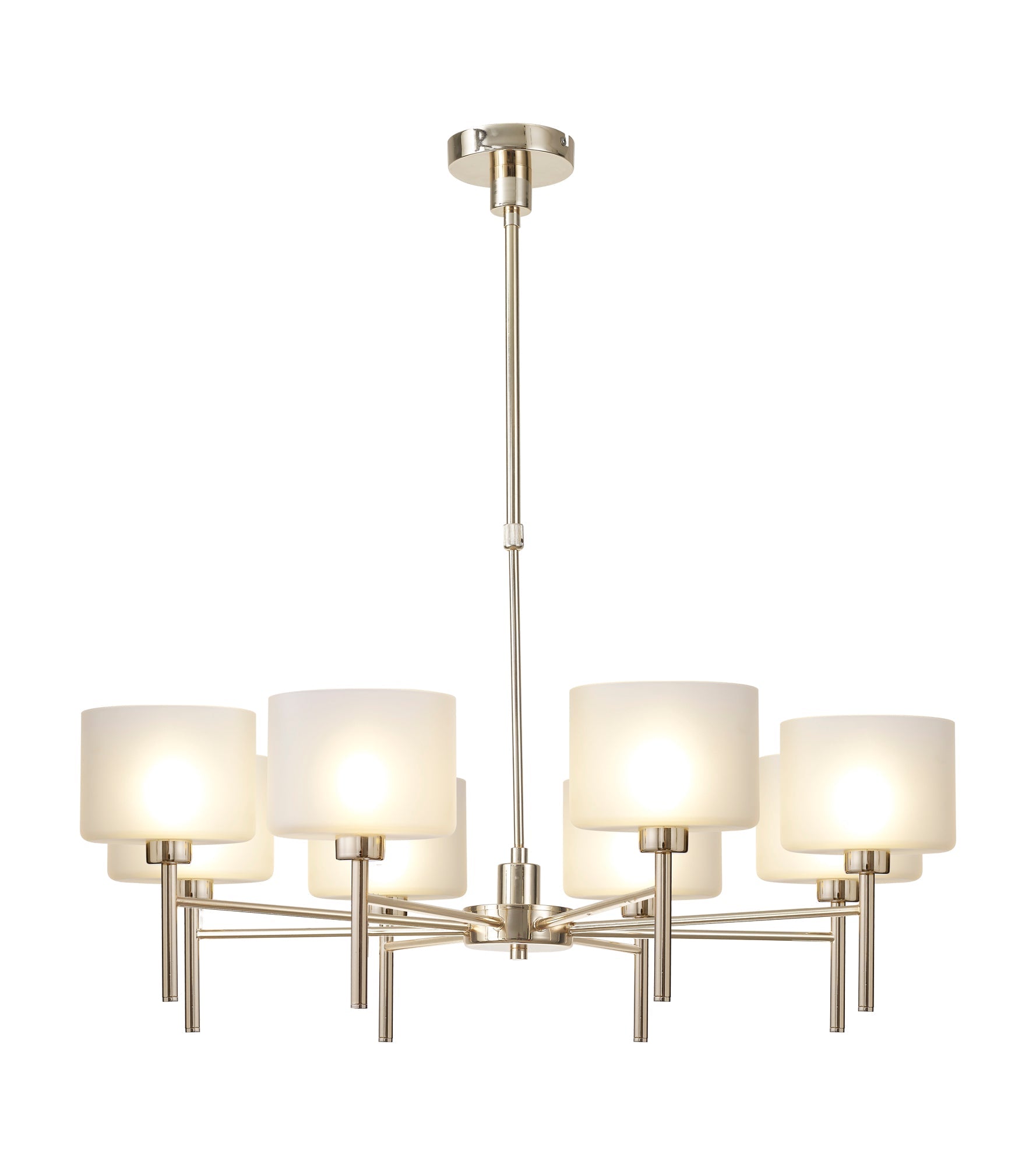 Cassis 8Lt Telescopic/Semi Flush Multi-Arm Pendant - Various Styles