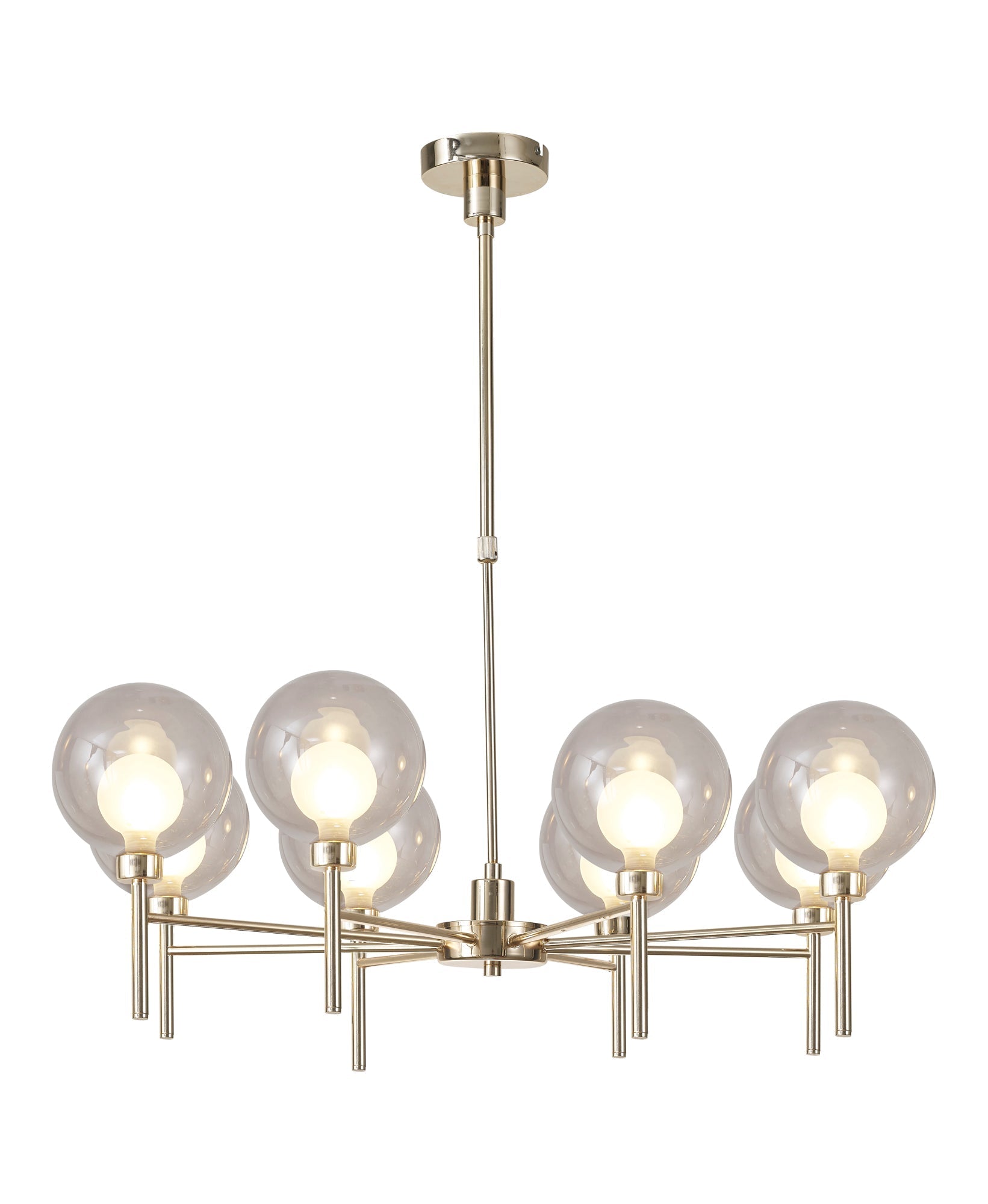 Cassis 8Lt Telescopic/Semi Flush Multi-Arm Pendant - Various Styles
