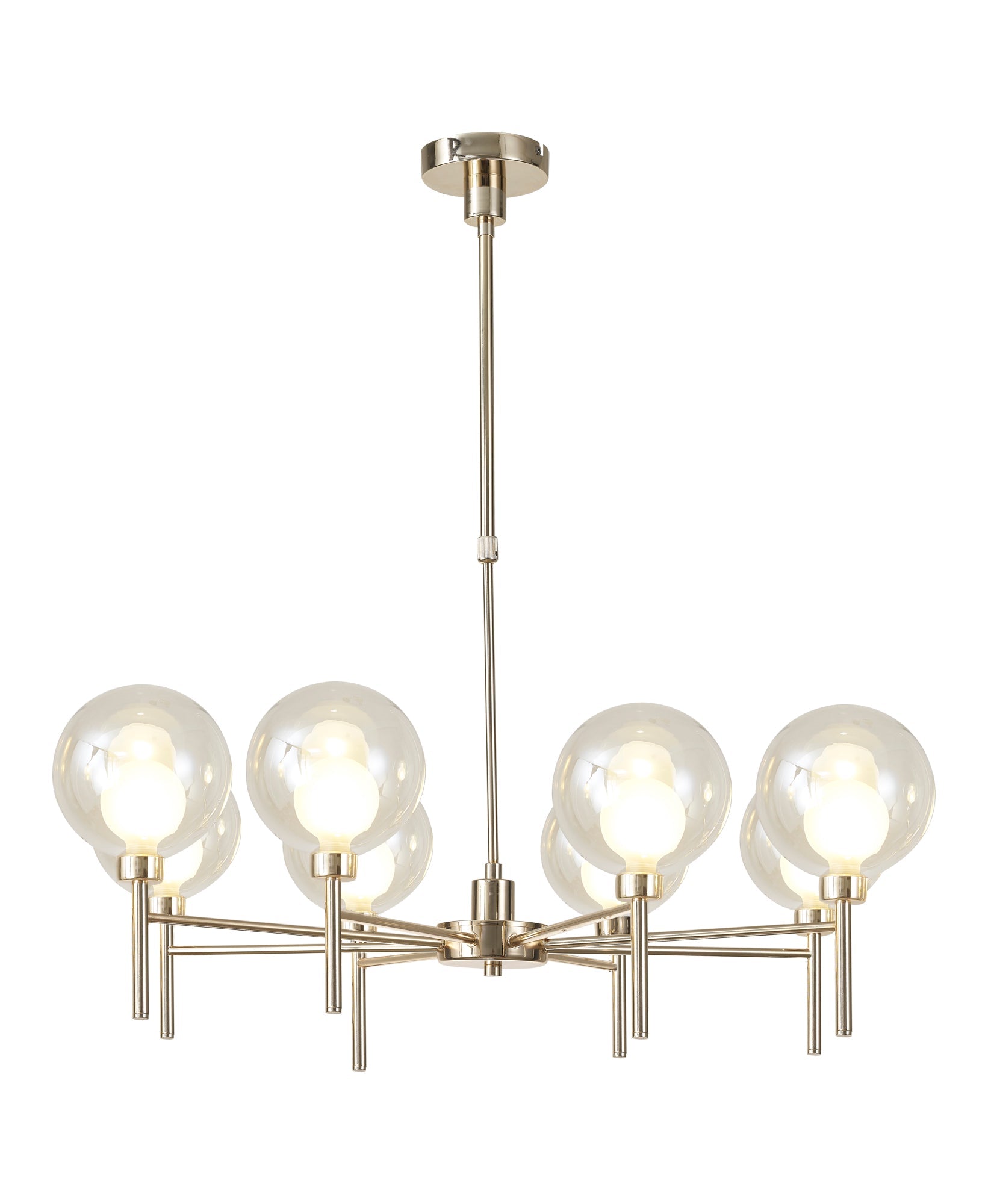 Cassis 8Lt Telescopic/Semi Flush Multi-Arm Pendant - Various Styles