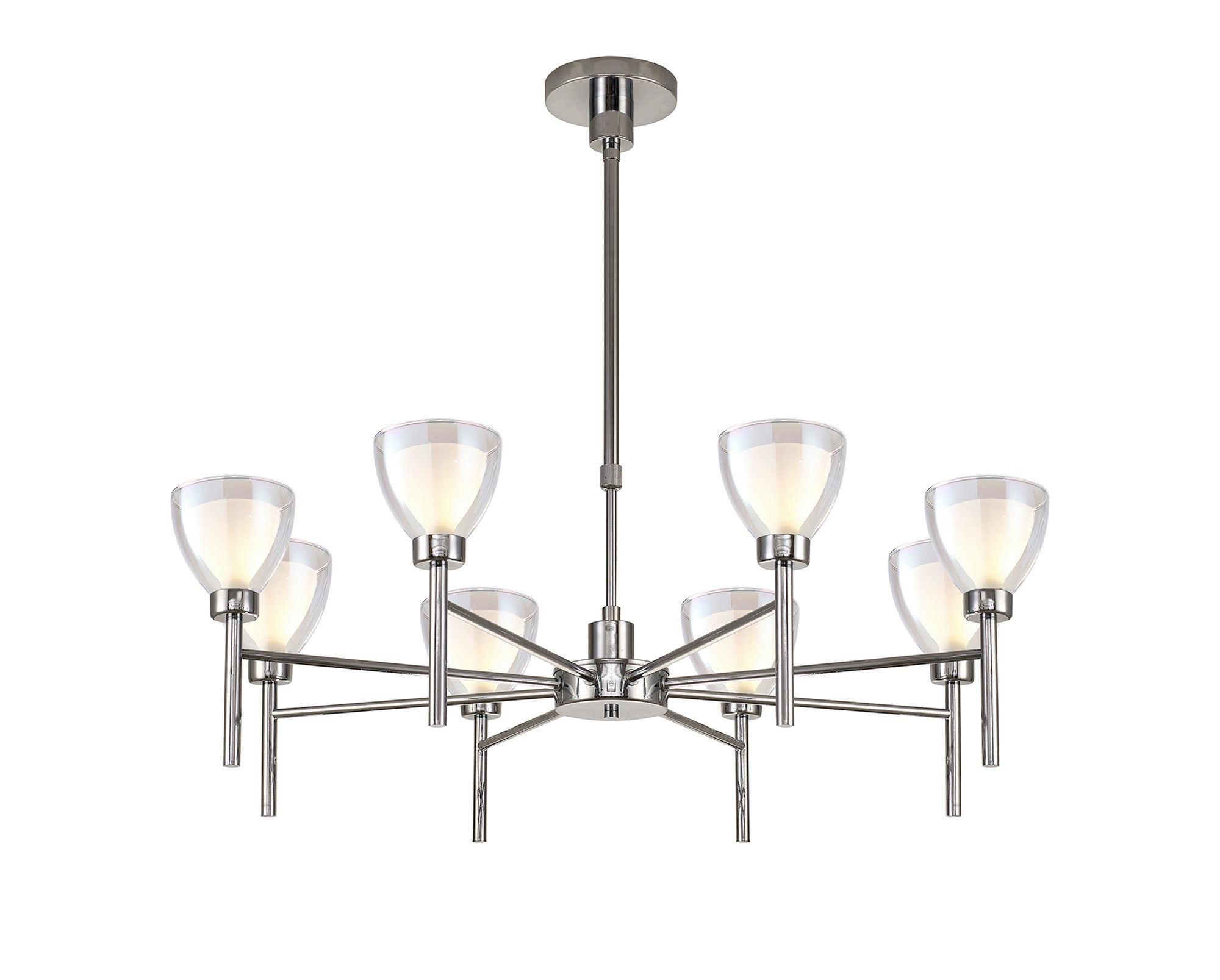 Cassis 8Lt Telescopic/Semi Flush Multi-Arm Pendant - Various Styles
