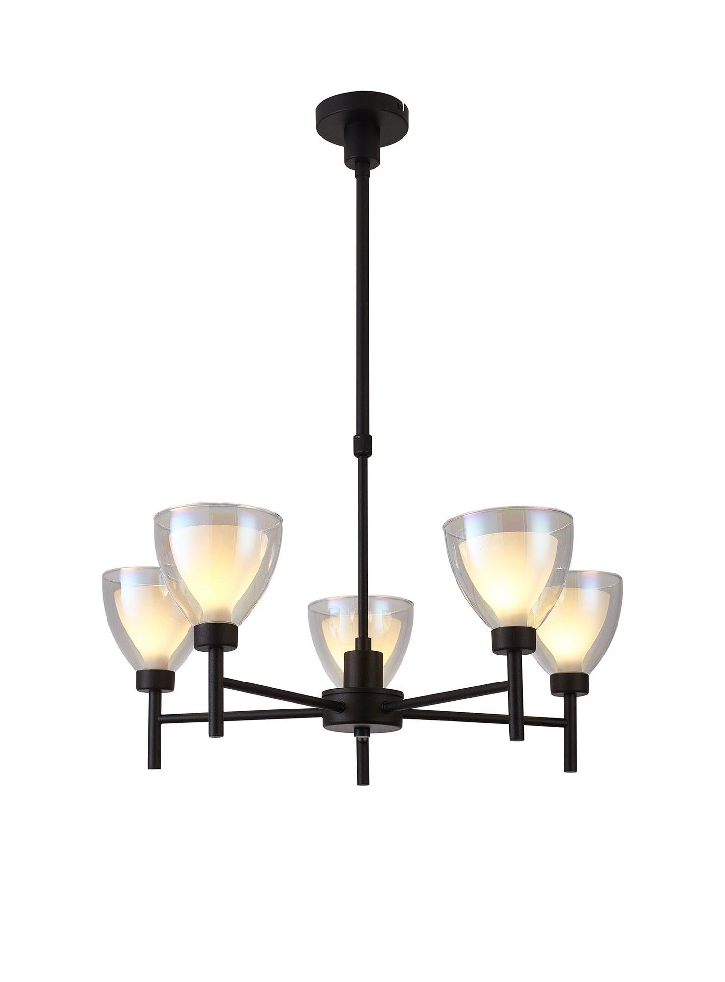 Cassis 5Lt Telescopic/Semi Flush Multi-Arm Pendant - Various Styles