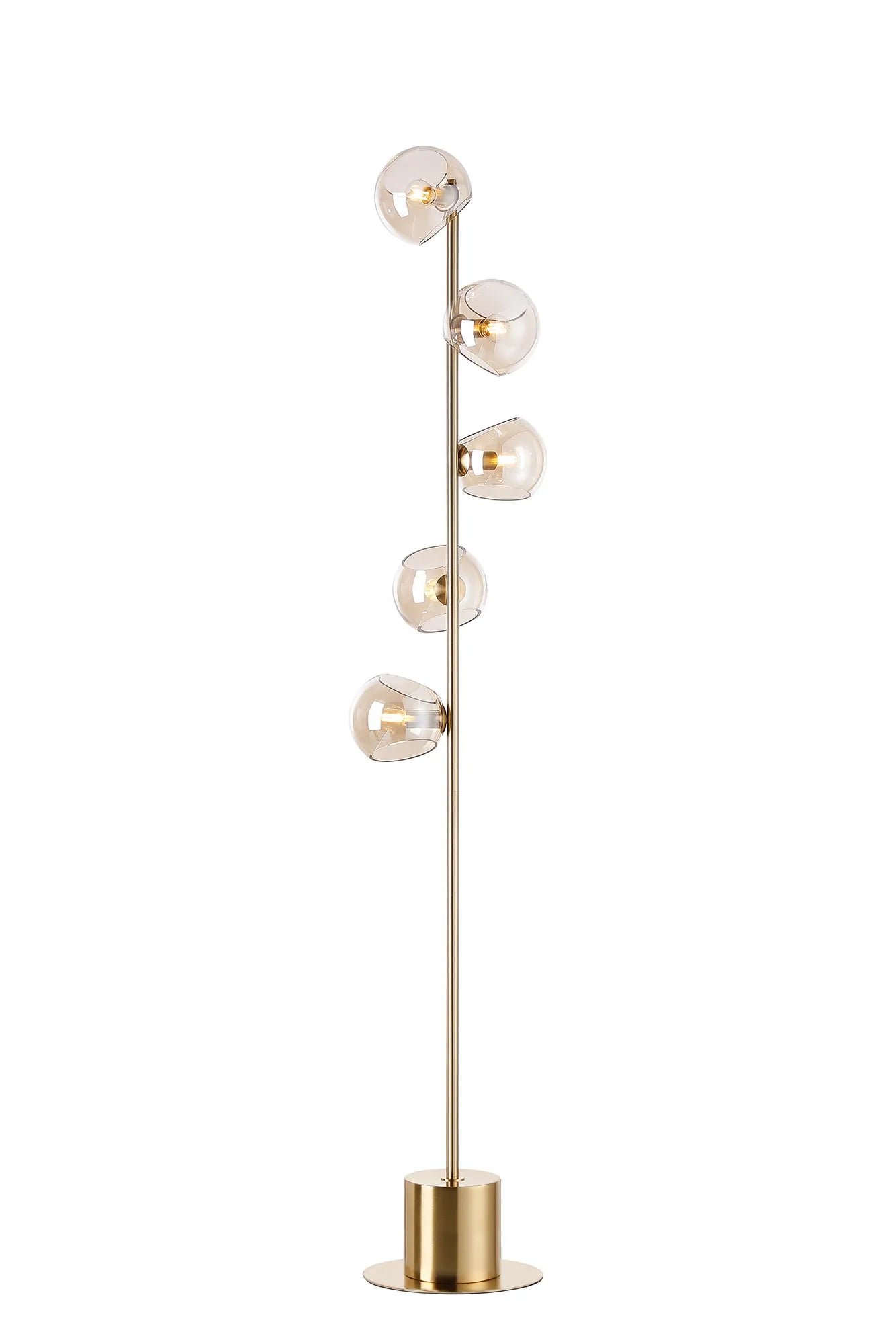 Delmar 5Lt Modern Floor Lamp - Various Colours