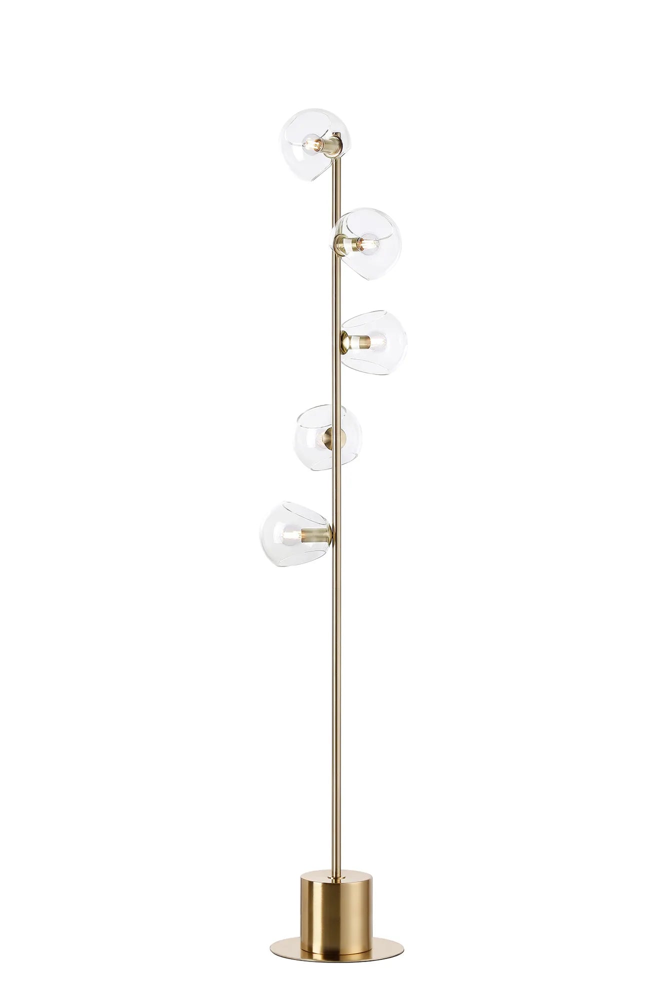 Delmar 5Lt Modern Floor Lamp - Various Colours