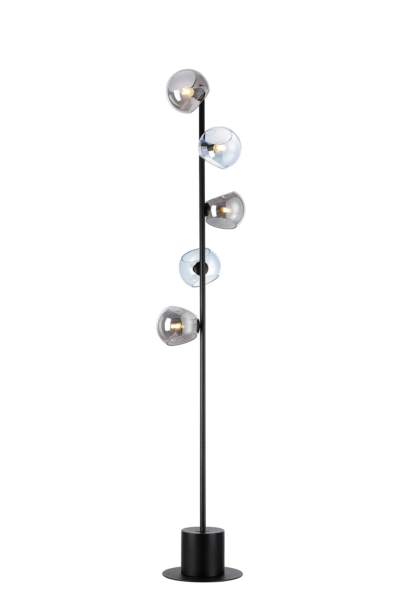 Delmar 5Lt Modern Floor Lamp - Various Colours