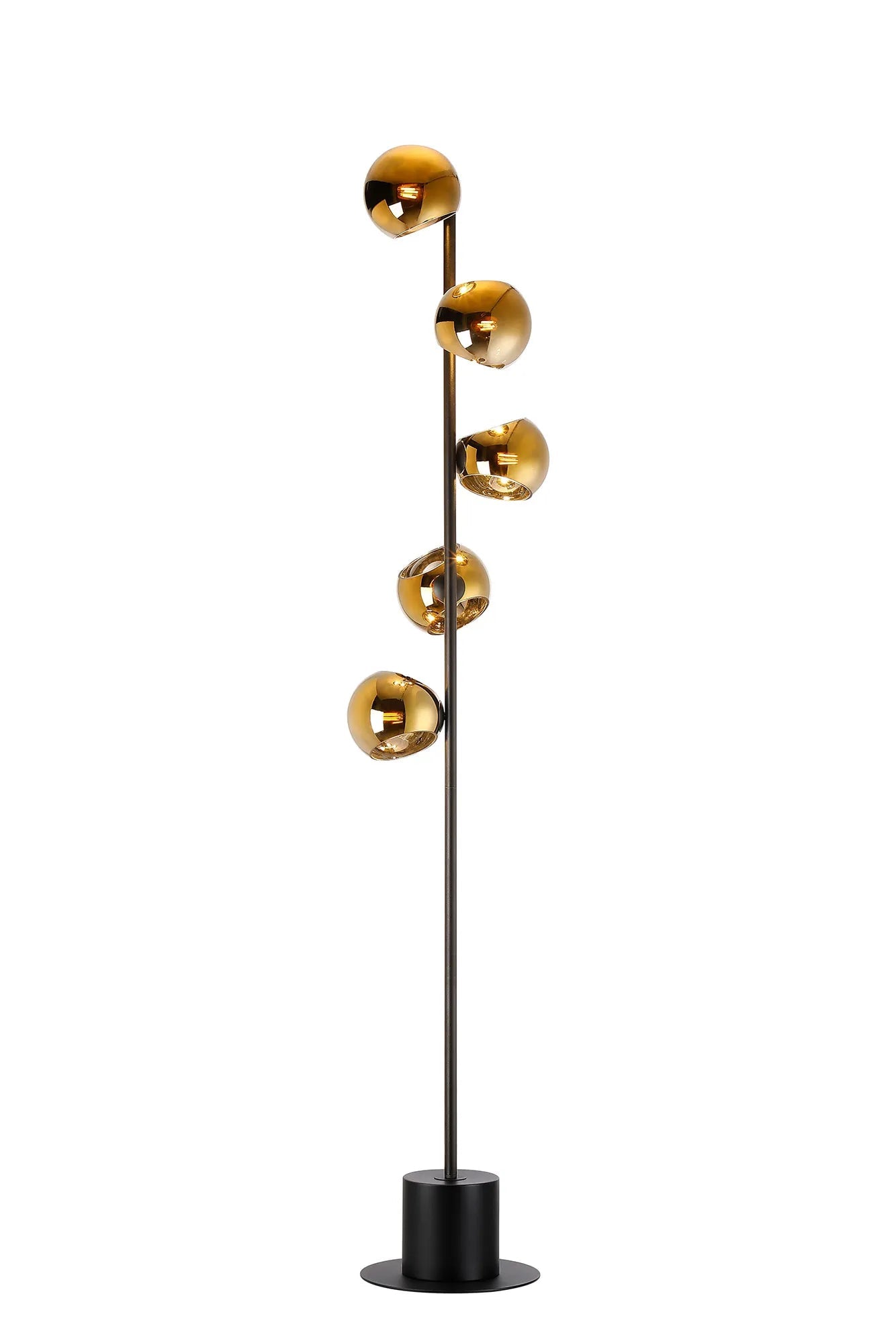 Delmar 5Lt Modern Floor Lamp - Various Colours