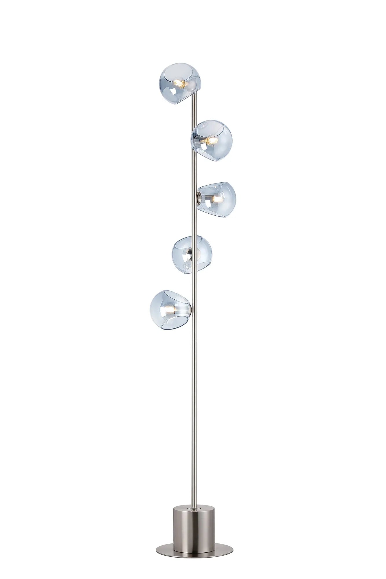 Delmar 5Lt Modern Floor Lamp - Various Colours
