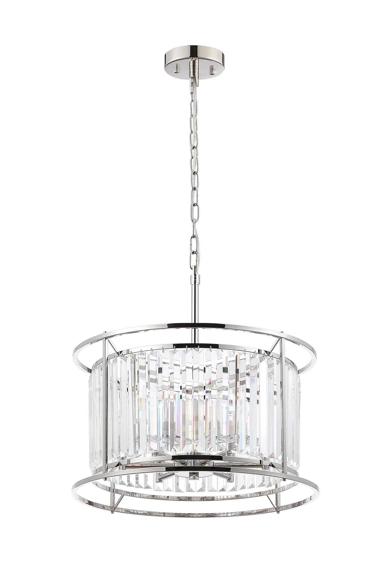 Massa Bathroom Center Ceiling Light- Black, Polished Nickel, Gold Finishes