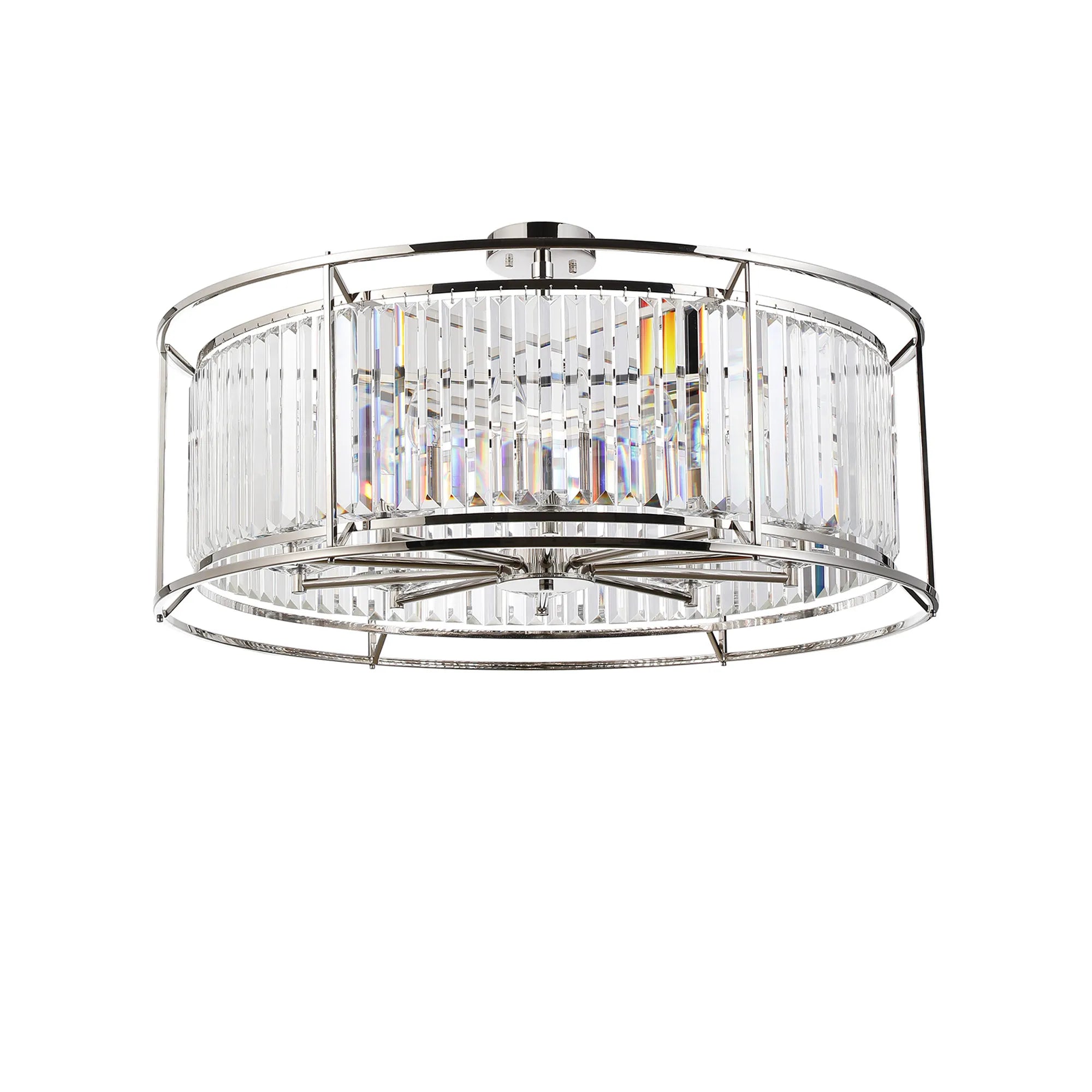 Massa Bathroom Center Ceiling Light- Black, Polished Nickel, Gold Finishes
