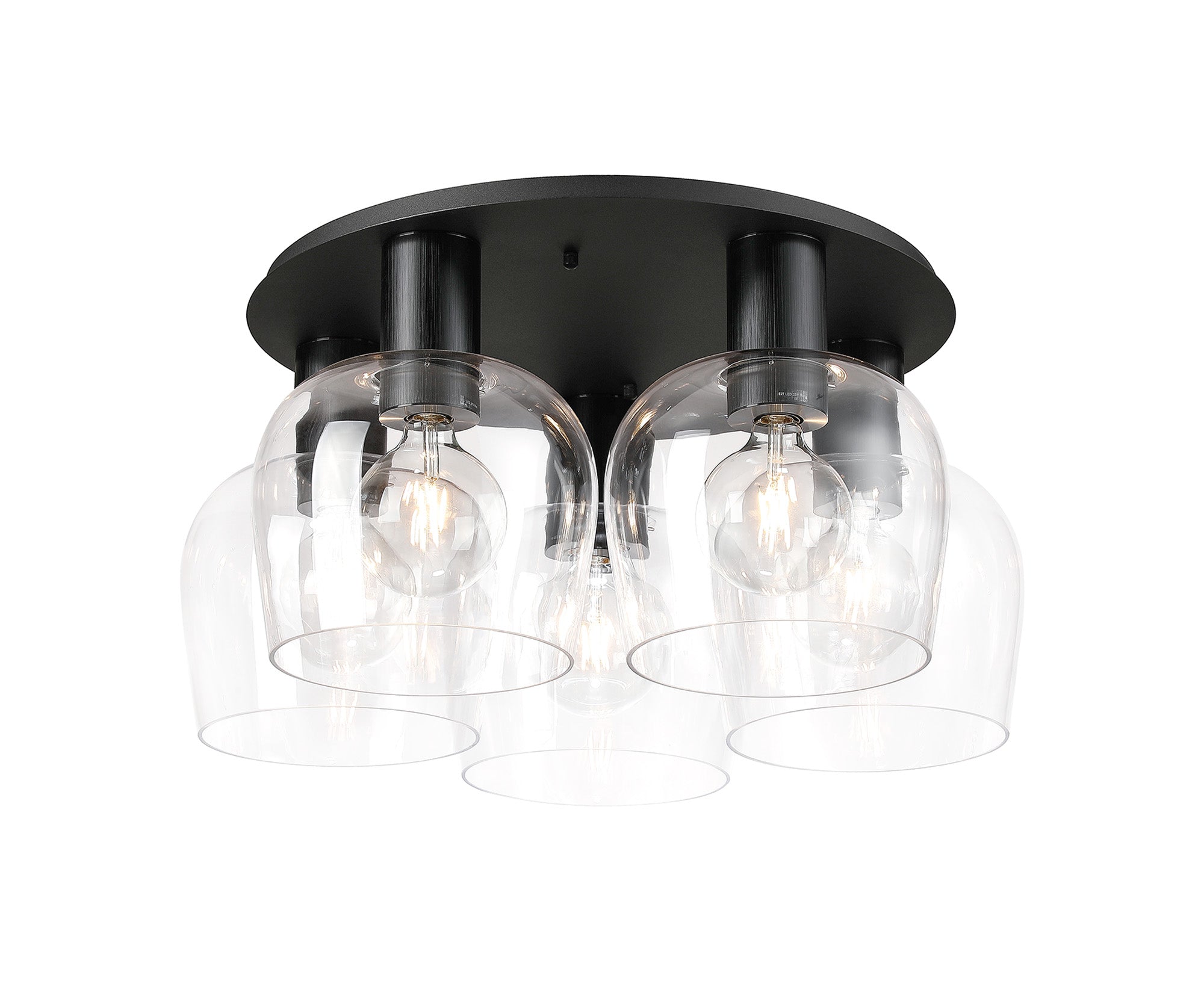 Camden 5Lt Round Ceiling Light- Various Sizes & Colors