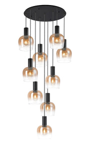 Camden 9 Light Round Pendant In Various Finishes