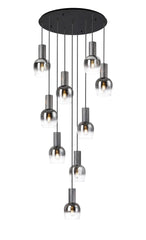 Camden 9 Light Round Pendant In Various Finishes