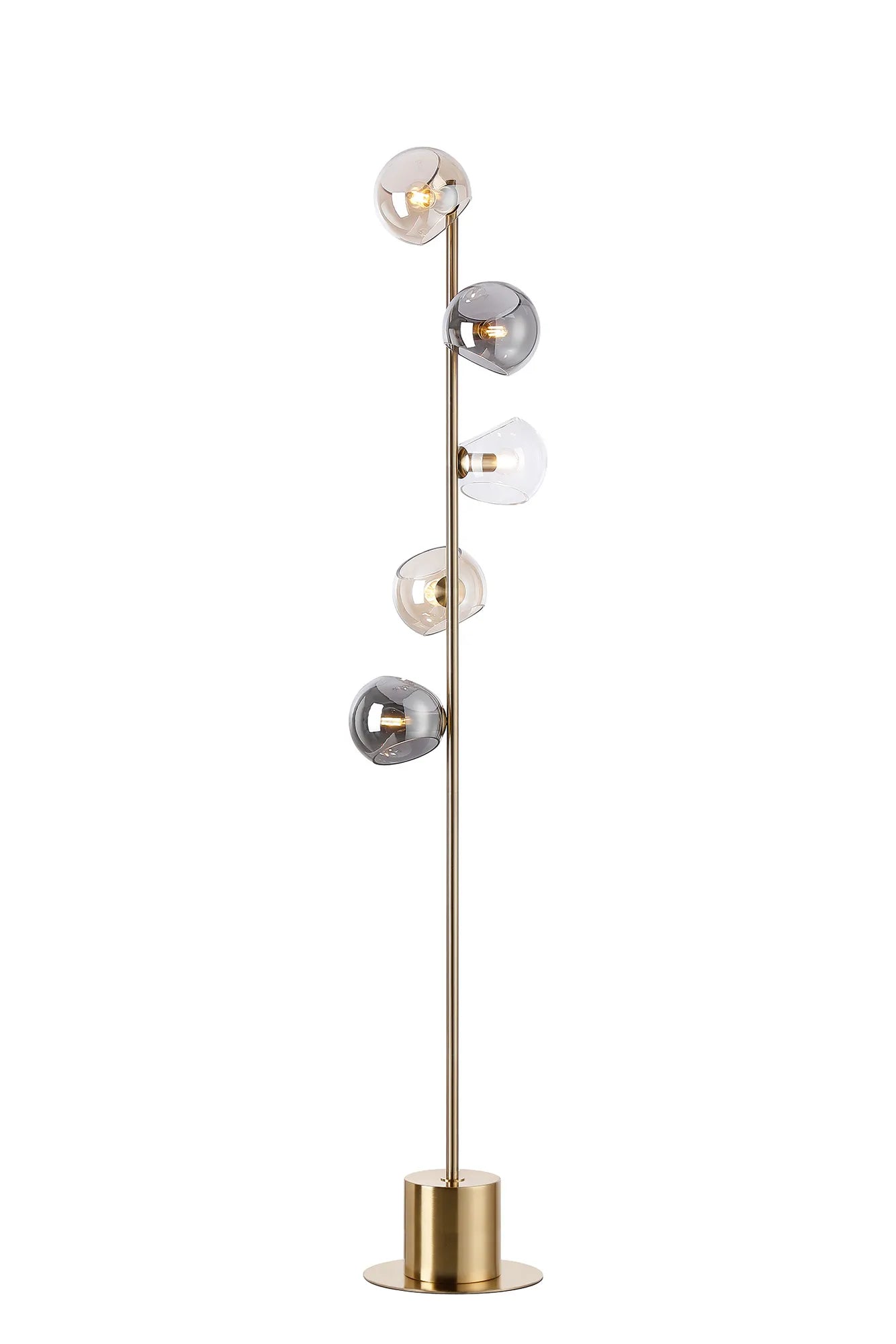 Delmar 5Lt Modern Floor Lamp - Various Colours